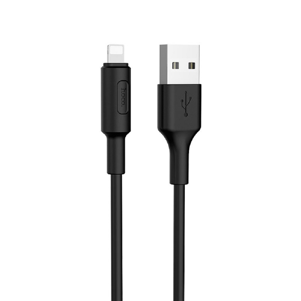 HOCO Кабель USB2.0 Hoco AM/Lightning, 2А, X25, 1м, черный, коробка