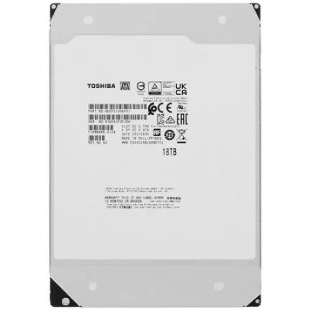 18TB Toshiba Enterprise Capacity (MG09SCA18TE) SAS, 7200 rpm, 512Mb buffer, 3.5"}