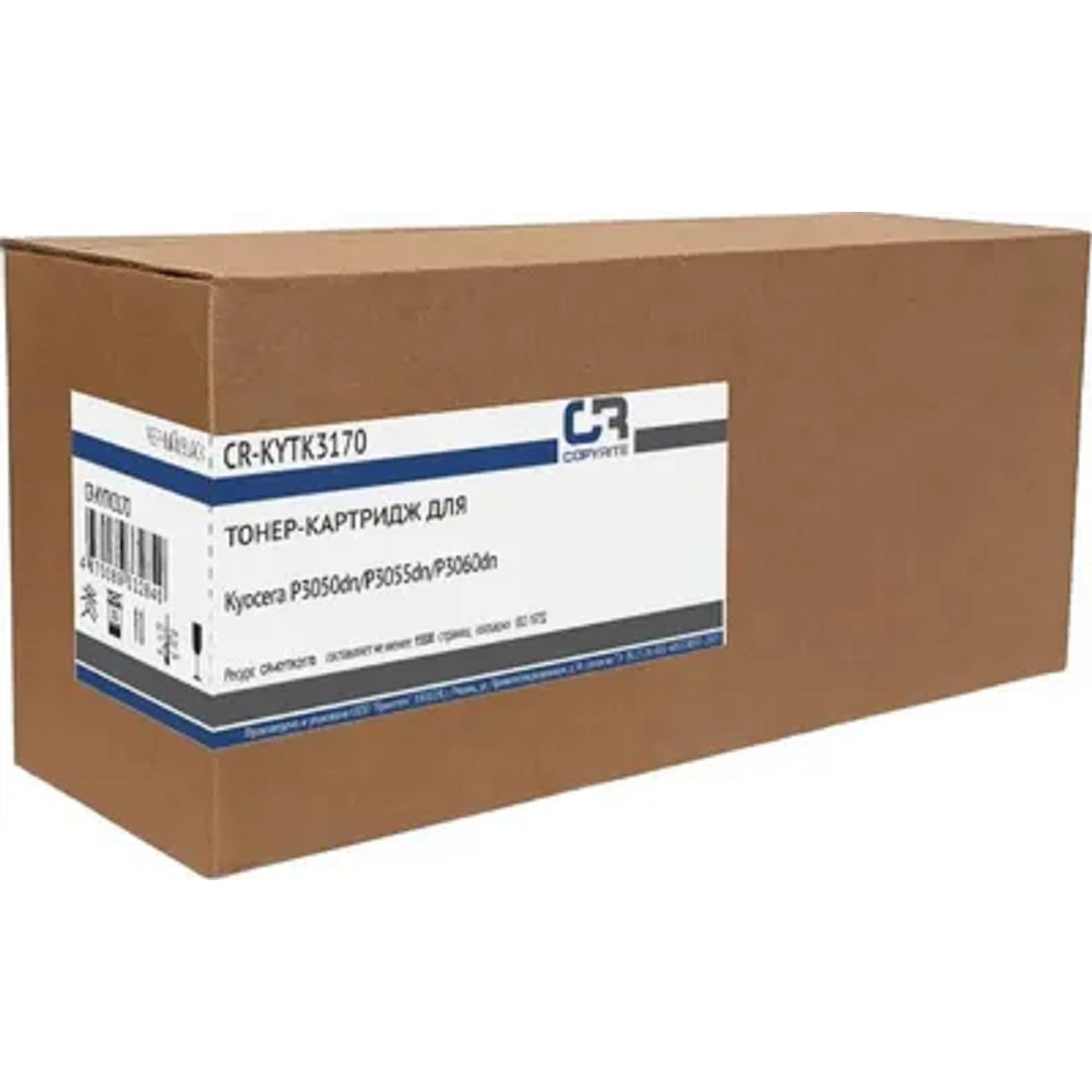 Картридж лазерный CopyRite CR-KYTK3170 TK-3170 черный (15500стр.) для Kyocera P3050dn/P3055dn/P3060d