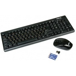 Dialog Клавиатура + мышка KMROP-4010U Pointer RF 2.4G USB {Беспроводной набор , радиоклавиатура + опт. радиомышь 4D}