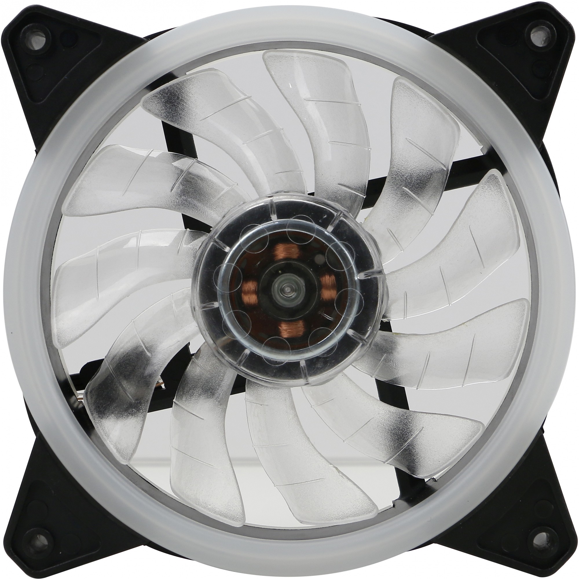 Вентилятор Digma DFAN-FRGB3 RGB 120мм черный 3-pin 4-pin (Molex) Ret