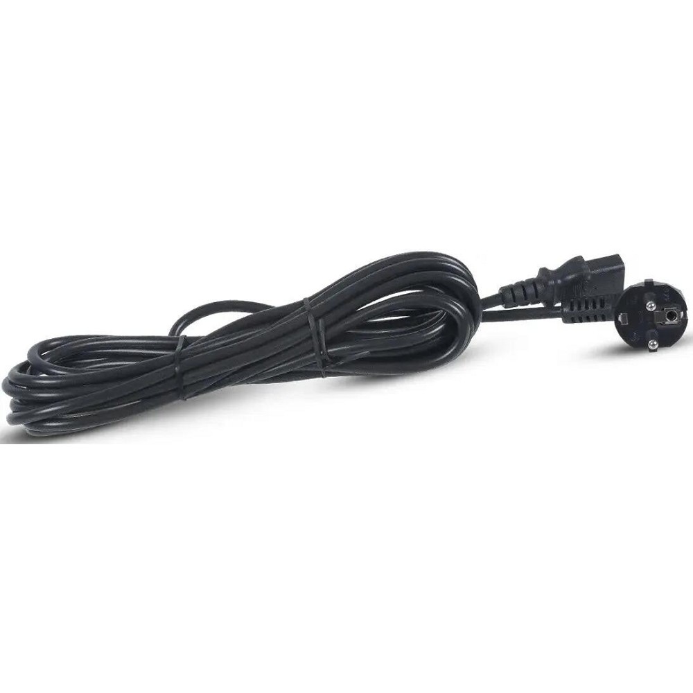 Кабель питания Cablexpert Schuko-C13, VDE, 3x0.75мм2, 10A, с заземлением, 1.8м, черный, пакет [PC-186-VDE]