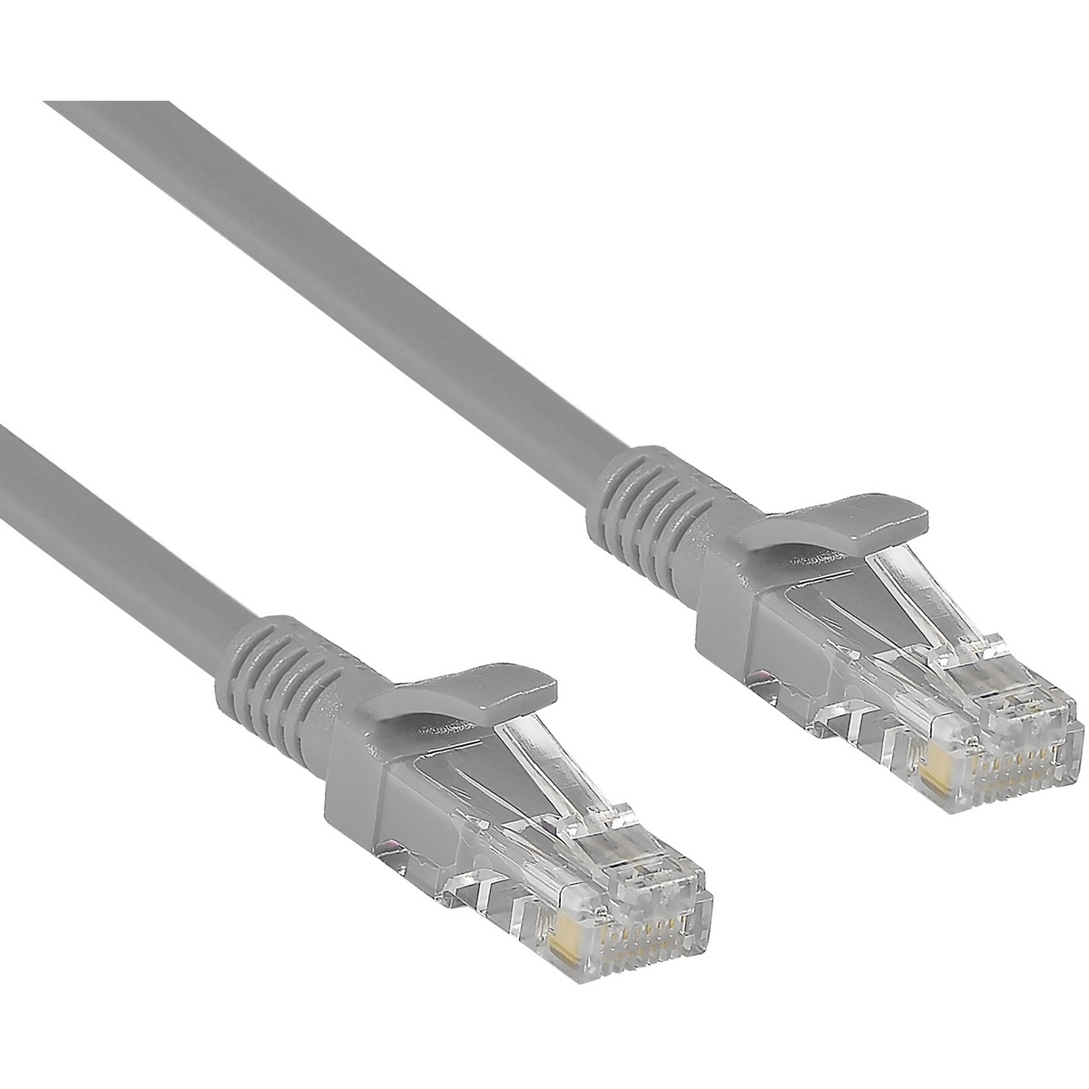 Exegate EX138962RUS Патч-корд UTP-RJ45-RJ45-5e-2M-GY, UTP, cat.5e, 2м, серый