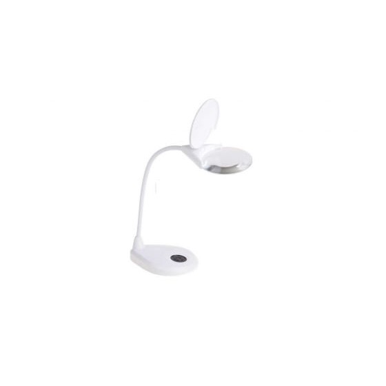 Rexant 31-0560 Лупа настольная 3D с подсветкой 3LED, сенсорная регулировка яркости, EXPERT, o 125мм, белая