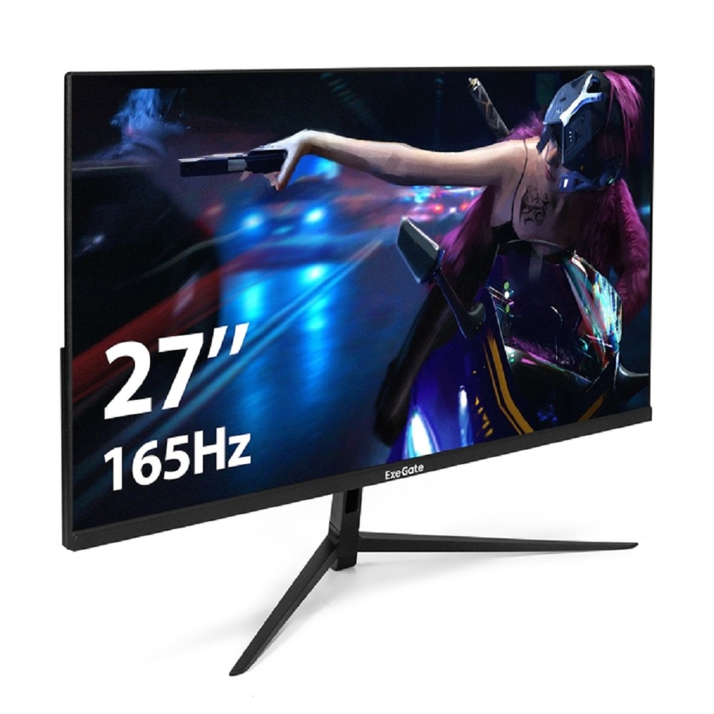 LCD ExeGate 27" EF2707C Combat {IPS 1920x1080 165Hz 1ms 16:9 300cd 1000:1 178/178 HDMI DisplayPort} [EX297306RUS]