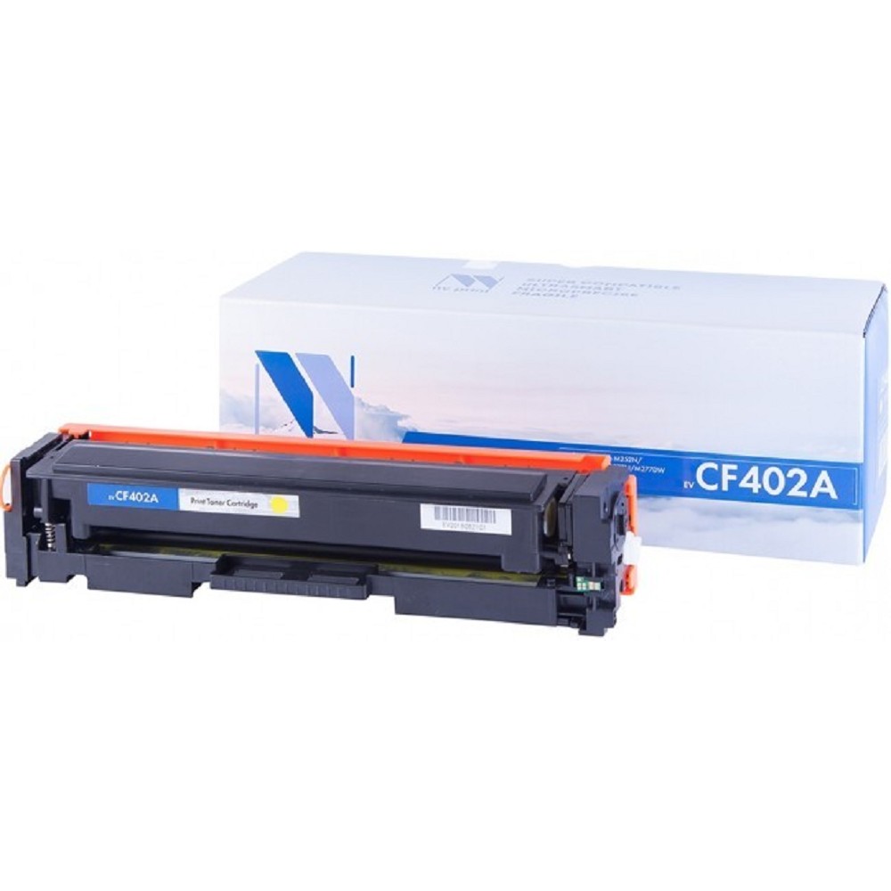 NV Print CF402A Картридж для HP Laser Jet Pro M252, MFP M277 YELLOW  1400к.