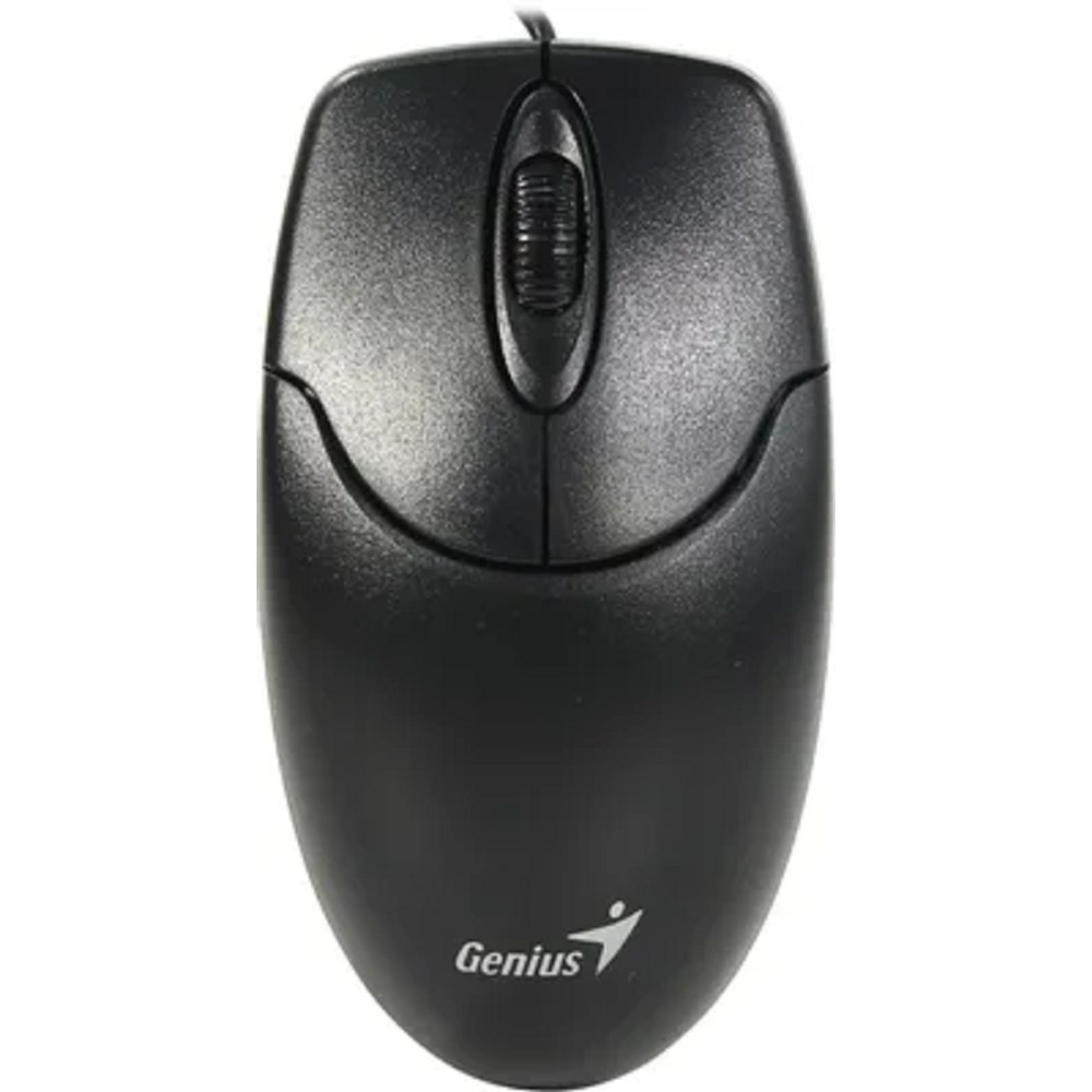 Мышь проводная Genius NetScroll 120 V2, оптическая, разрешение 1000 DPI, кабель 1.5 м, для правой/левой руки. Цвет: черный (31010018400)