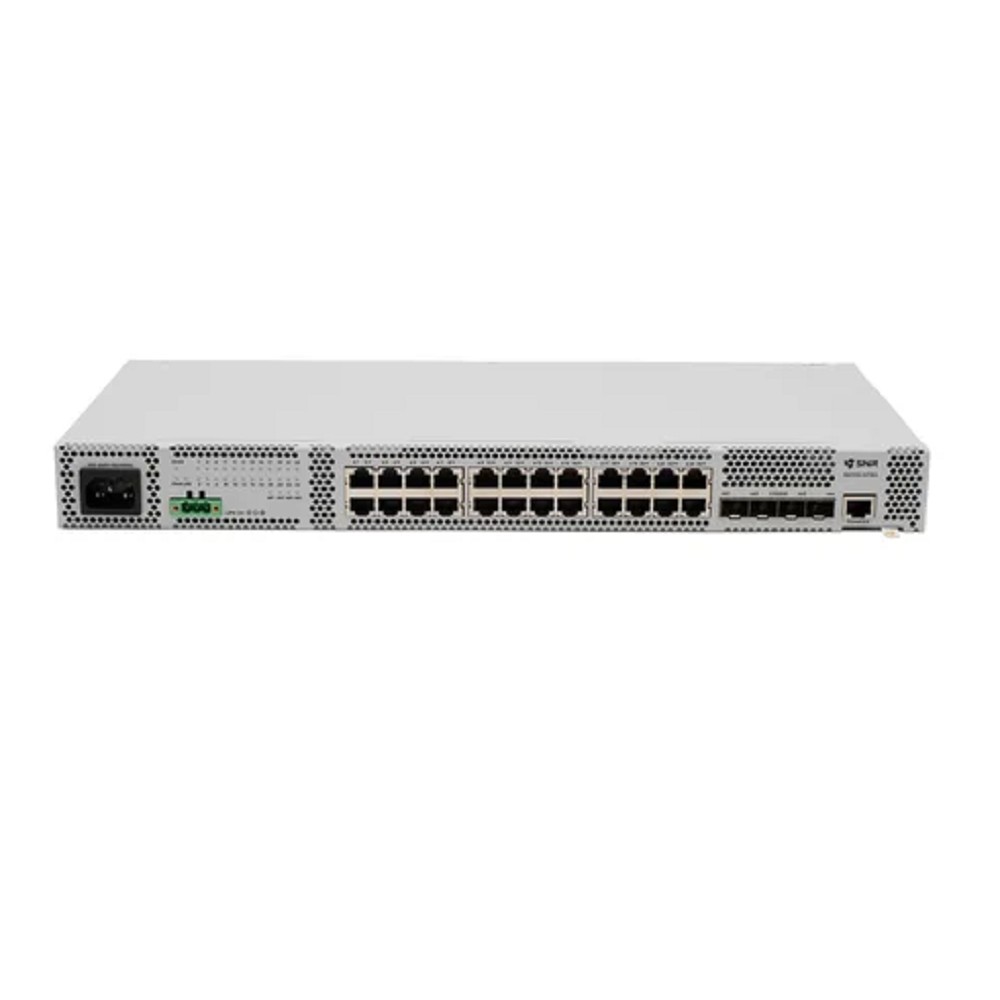 SNR SNR-S5210G-24TX-UPS-R Ethernet коммутатор, 24 порта 10/100/1000Base-T, 4 порта 1/10GBase-X SFP+, L2+  220V AC + 12V DC UPS (Российское ПО (ЕРРП))