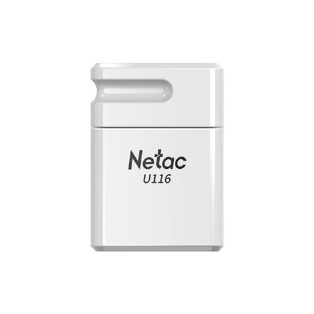 Netac USB Drive 128GB U116  <NT03U116N-128G-32WH>, USB3.2, миниатюрная пластиковая белая
