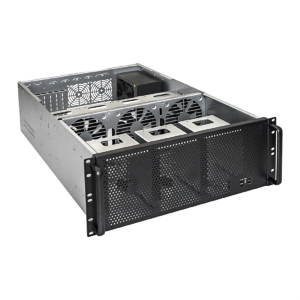 Exegate EX300111RUS Серверный корпус ExeGate Pro 4U650-18 <RM 19", высота 4U, глубина 650, БП 1200PAS, USB>