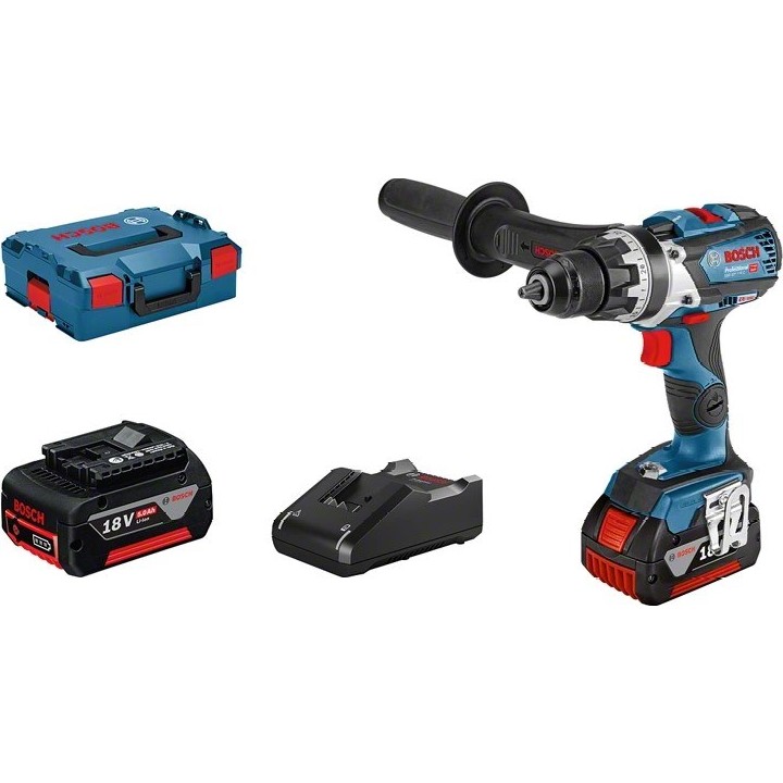 Bosch GSR 18V-110C Акк. шур. [06019G010C] { 2х5.0 А*ч, ЗУ }