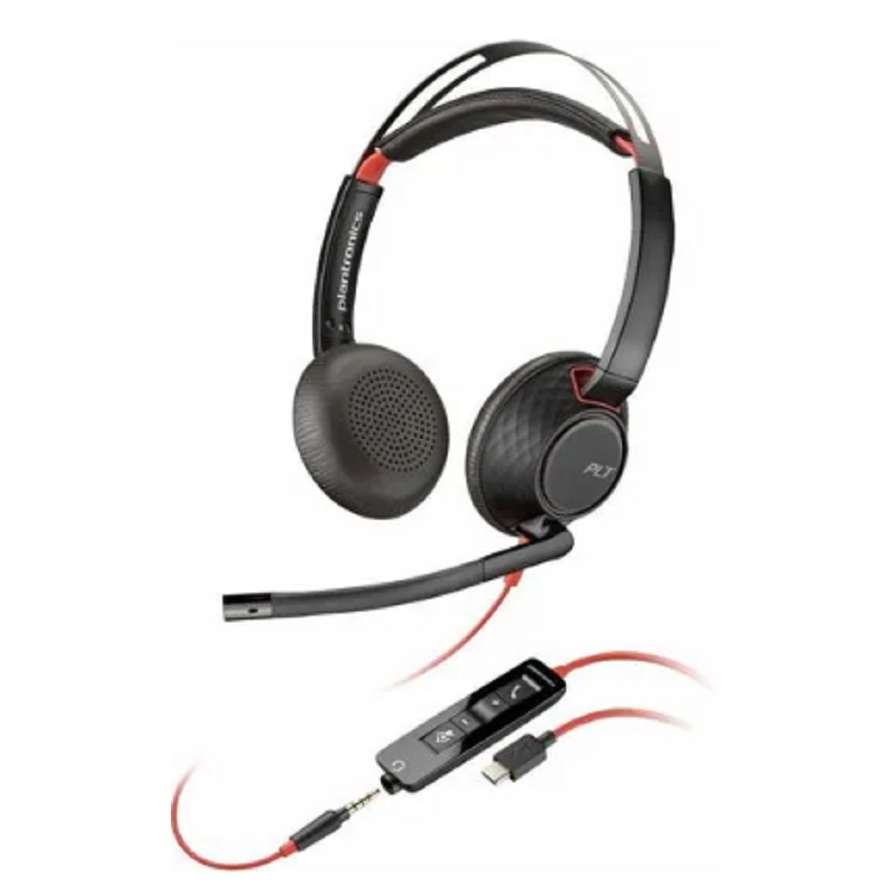 Poly BW 8X231AA 5220 USB-C HS +3.5mmP +USB-C/A Гарнитура проводная