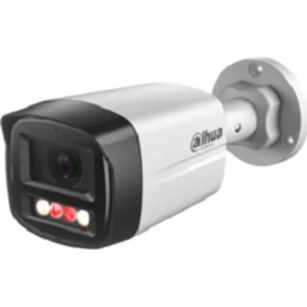 DAHUA DH-IPC-HFW1239TL1P-A-IL-0360B Уличная цилиндрическая IP-видеокамера SmartDualLight 2Мп; 1/2.8” CMOS; объектив 3.6мм; обнаружение людей, микрофон, ИК 30м, LED 20м, IP67, металл/пластик