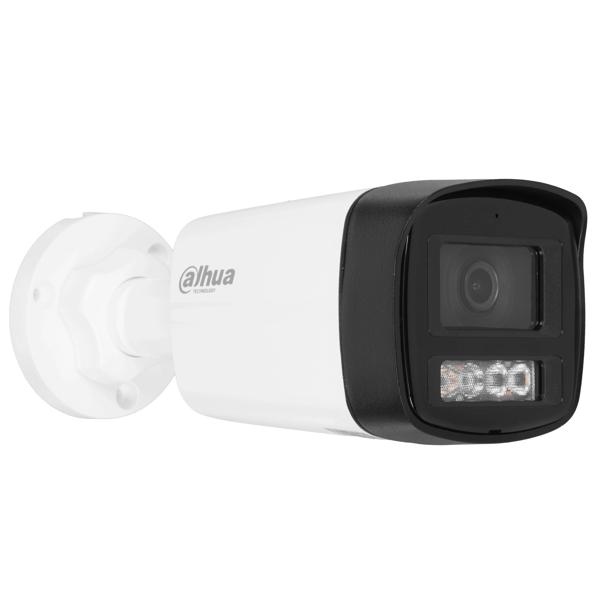 DAHUA DH-IPC-HFW1239TL1P-A-IL-0360B Уличная цилиндрическая IP-видеокамера SmartDualLight 2Мп; 1/2.8” CMOS; объектив 3.6мм; обнаружение людей, микрофон, ИК 30м, LED 20м, IP67, металл/пластик