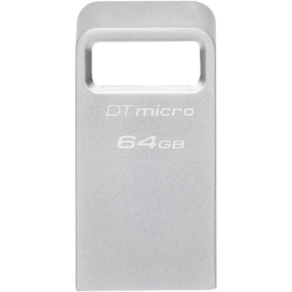Kingston USB Drive 64GB DataTraveler Micro USB3.0, серебристый [DTMC3G2/64gb]