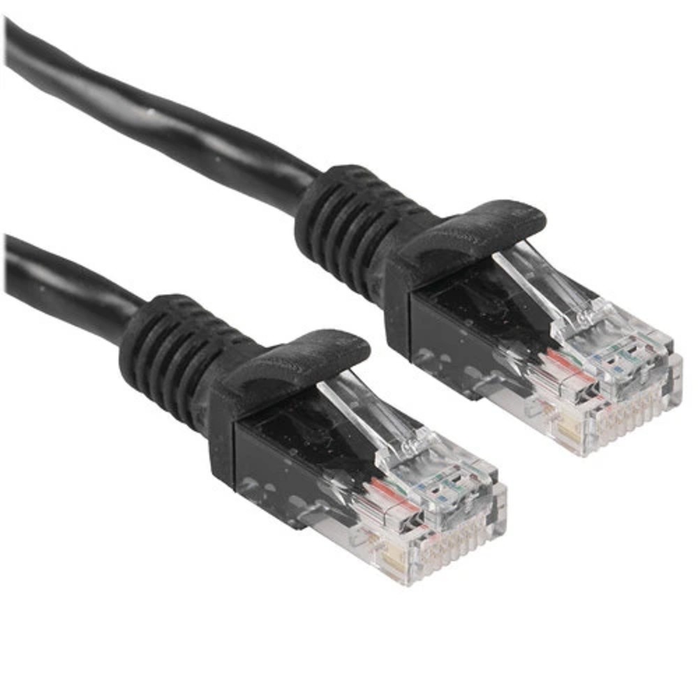 Cablexpert Патч-корд UTP PP12-2M/BK кат.5, 2м, литой, многожильный (черный)