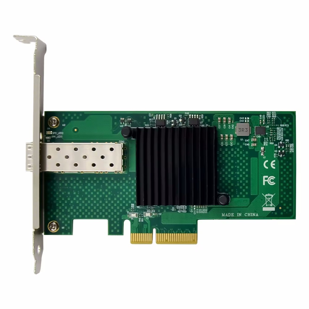 ORIENT XWT-INT520PE4 SFP, Сетевая карта PCI-Ex4 v2.0 1xSFP+ 10GbE Server NIC, Intel 82599EN chipset, 10/1 Гбит/с, 2 планки крепления в комплекте