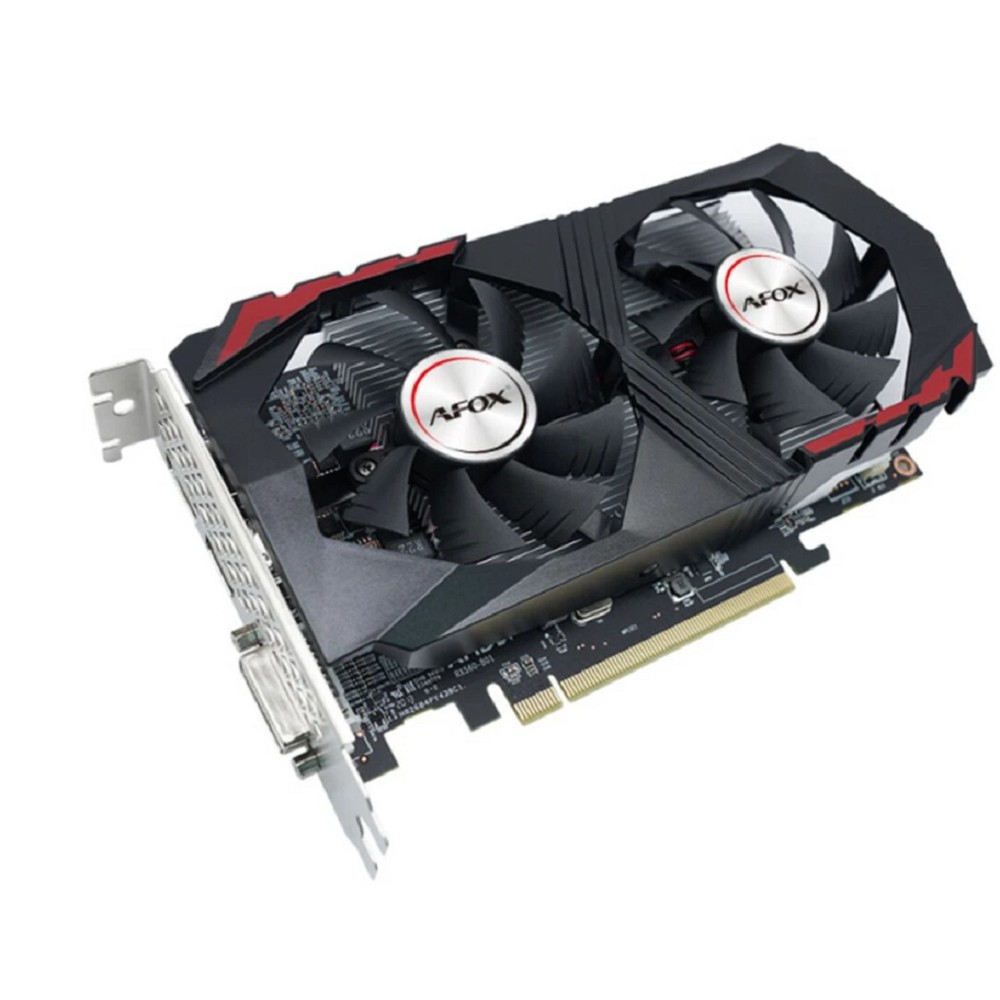 Видеокарта PCI-E Afox Radeon RX 550 (AFRX550-2048D5H2-V2) 2GB GDDR5 128bit 14nm 1183/6000MHz DVI-D/HDMI/DP