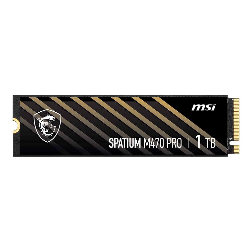 Твердотельный накопитель SSD MSI M.2 2280 1TB SPATIUM M470 PRO Client SSD S78-440L0J0-P83, PCIe Gen4x4 with NVMe