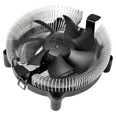 PCCooler E80M Кулер 4пин, 775/1155/AM4-FM2, 22дБ, 1200-2400 об/мин, Al