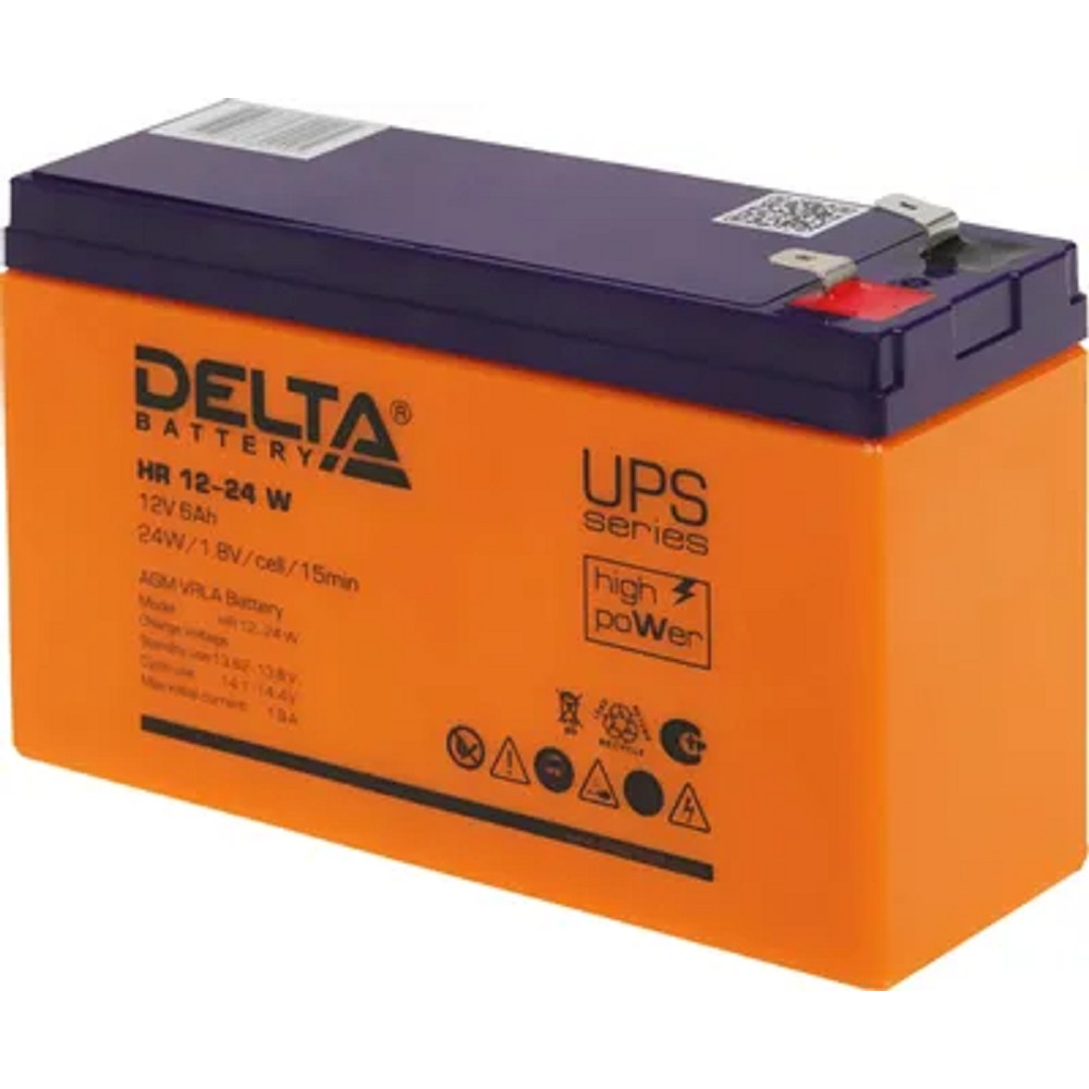 Delta HR 12-24 W (6 А\ч, 12В) свинцово- кислотный  аккумулятор  