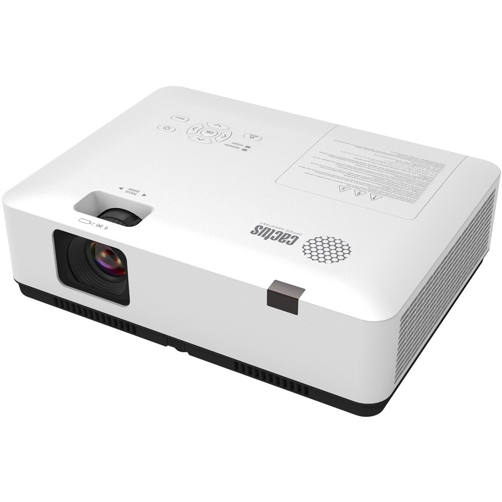 Cactus CS-S3.WT Проектор белый {3LCD 43000Lm LS 4300Lm ANSI (1280x1024) 15000:1 ресурс лампы:10000часов 1xUSB typeA 2xHDMI 4.7кг}