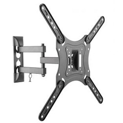 Крепление Ultramounts UM870 {Для использования с телевизорами диагональю 23"-55", весом до 30кг. Возможен наклон до 20 градусов и подъем до 20 градусов Поворот влево и вправо на 90 градусов. Расстояни