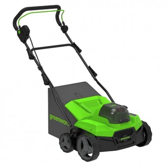 Greenworks GD40SC38IIK4 Аэратор-скарификатор аккумуляторный, 40V, бесщеточный, c 1хАКБ 4Ач и ЗУ [2517607UB]