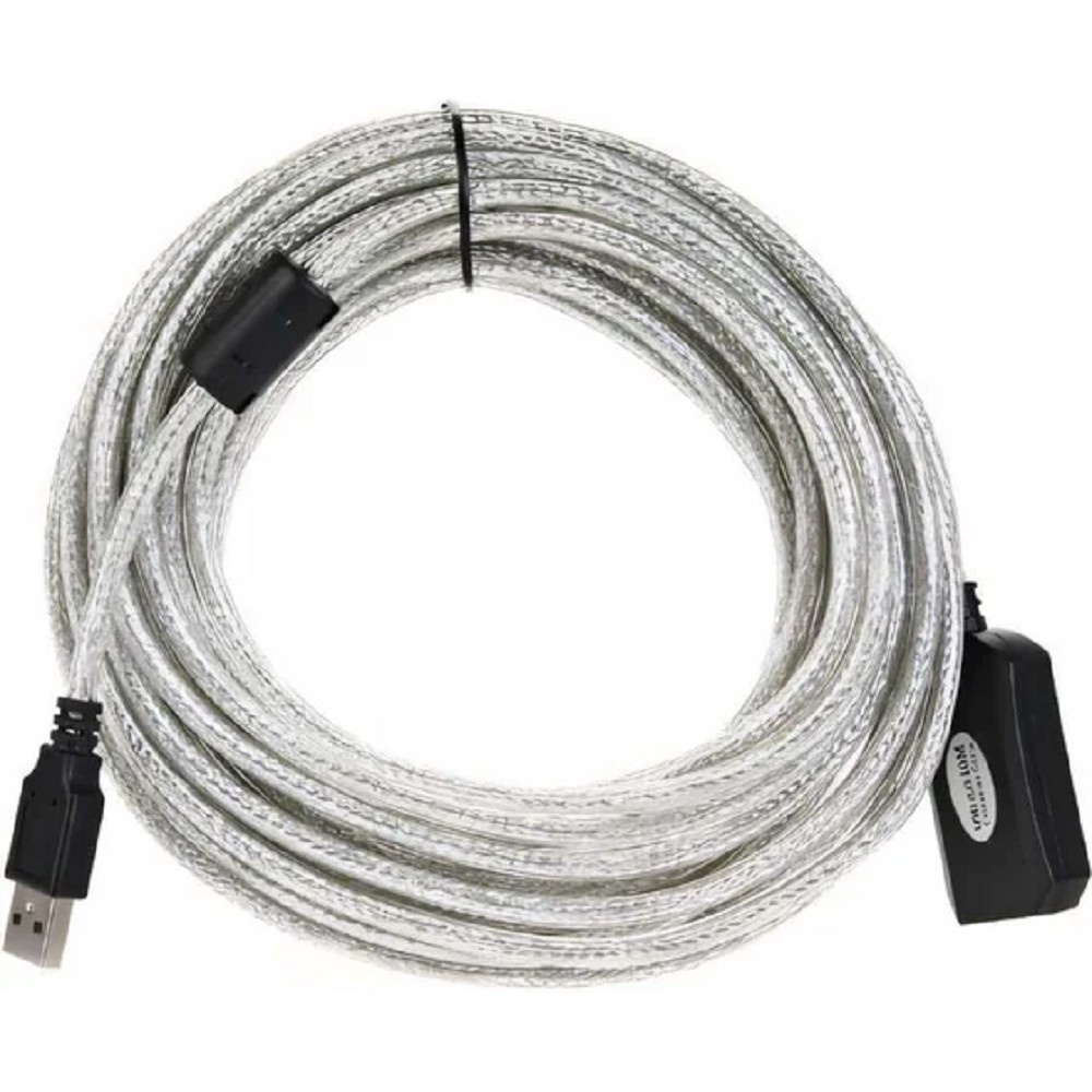 VCOM VUS7049-10M Кабель-адаптер USB2.0-repeater, удлинительный активный <Am-->Af> 10м (6937510851355)