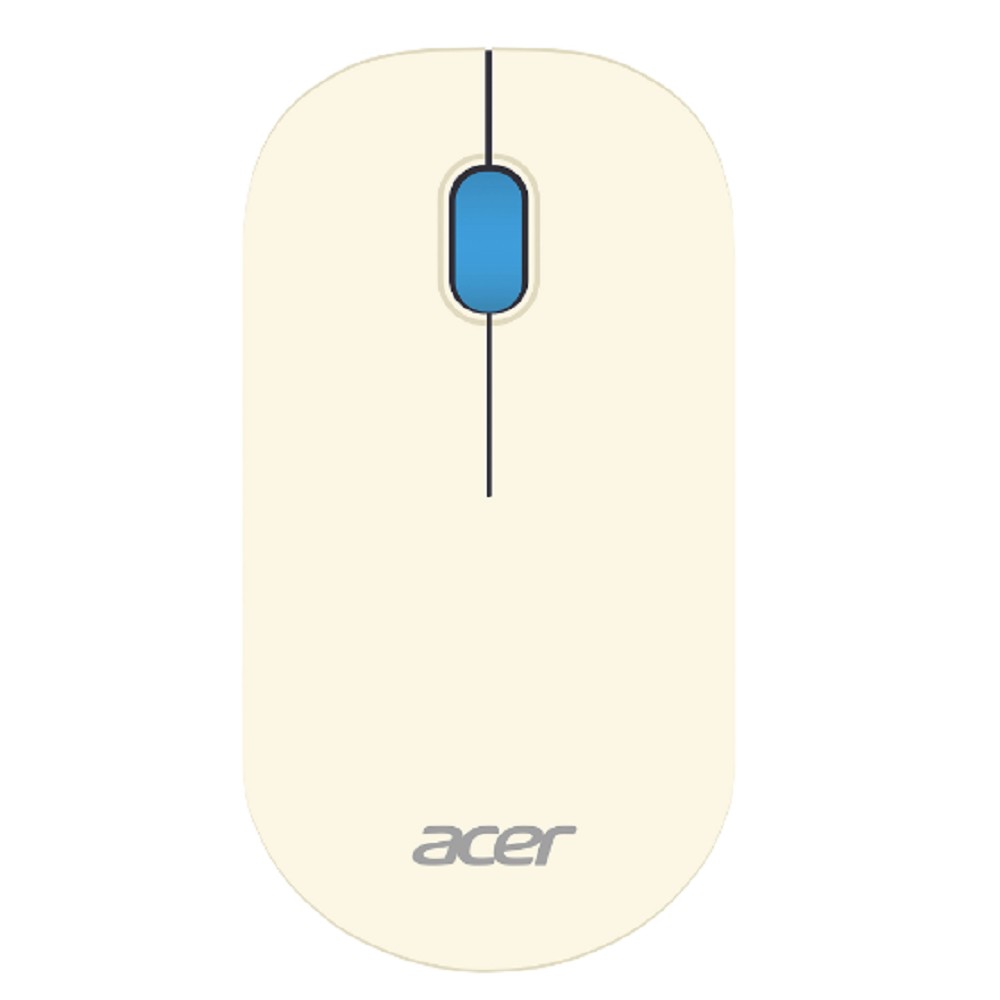 Acer OMR205 [ZL.MCEEE.02H] 1200dpi/беспроводная/USB/белый/голубой Мышь компьютерная 