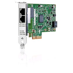 HP 652497-B21 Ethernet Adapter, 361T{ Intel, 2x1Gb, PCIe(2.0), for DL165/580/980G7 &amp; Gen8/Gen9-servers}