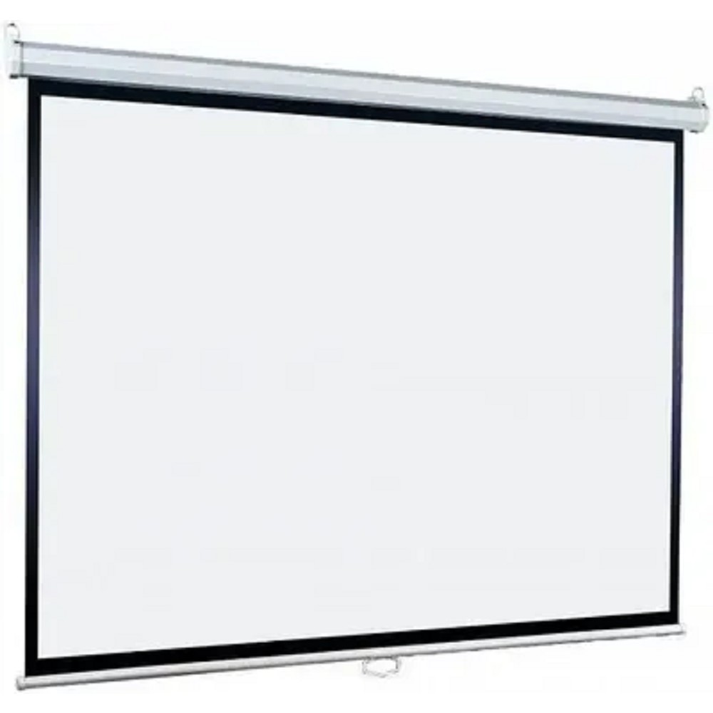 Lumien Eco Picture [LEP-100109] Настенный экран  203х203см (рабочая область 195х195 см) Matte White восьмигранный корпус, возможность потолочн./настенного крепления, уровень в комплекте, 1:1 (треуголь