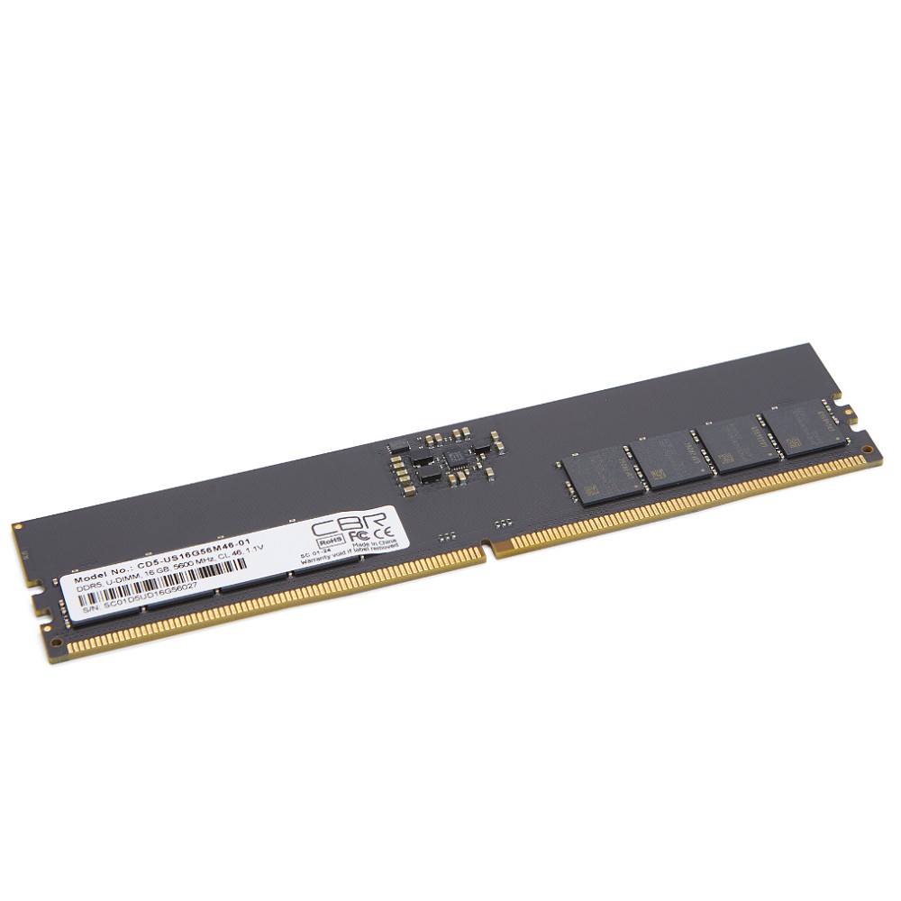 CBR DDR5 DIMM (UDIMM) 16GB CD5-US16G56M46-01 PC5-44800, 5600MHz, CL46, 1.1V