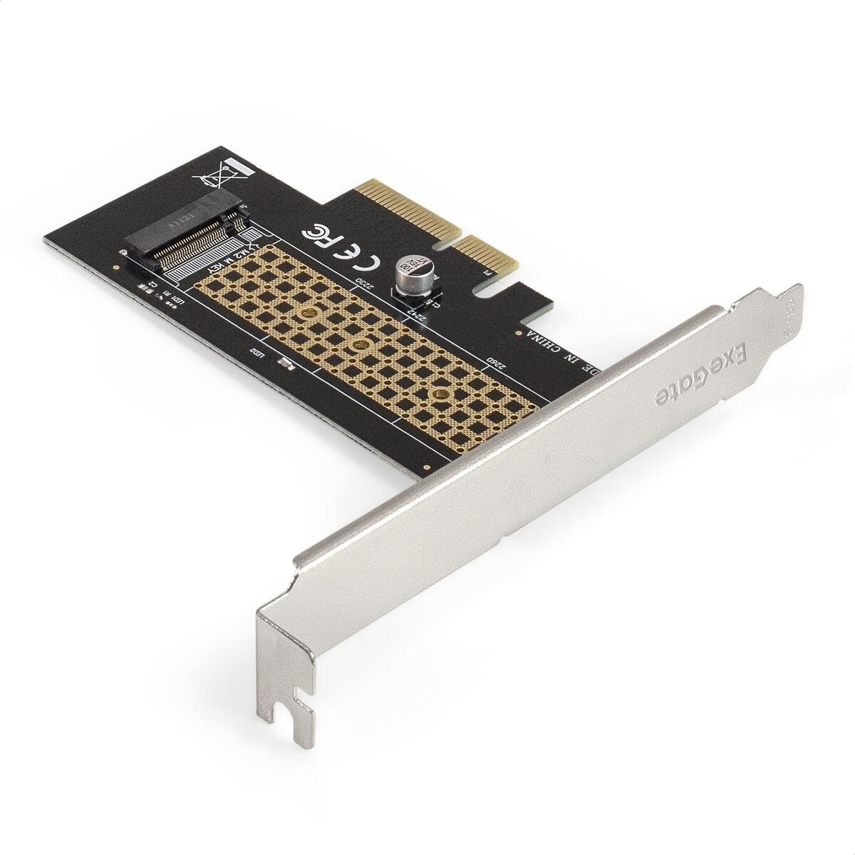 Exegate EX300627RUS Переходник ExeGate EXE-534 (M.2 M key -> PCI-E x4 v3.0 для установки SSD 2230/2242/2260/2280 M.2 M key в слот PCI-E x4)