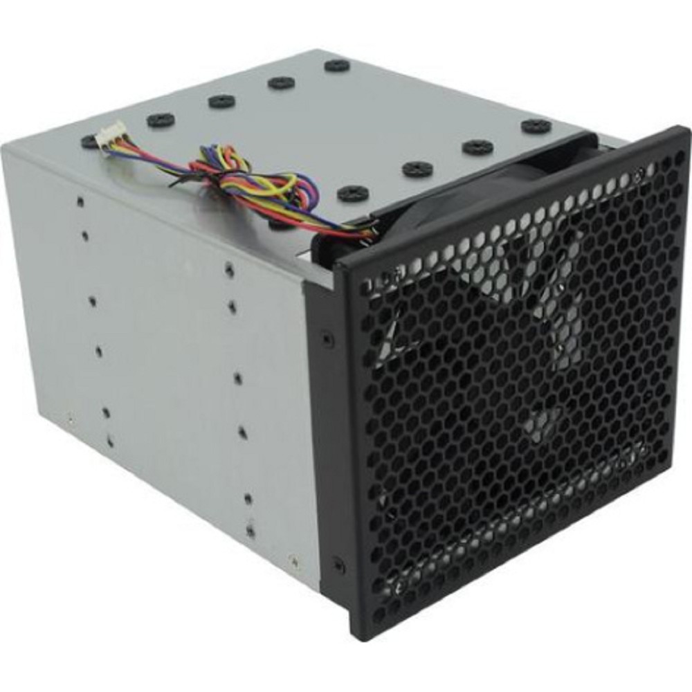 Повреждение упаковки Procase 5T3-3T5-V3-FAN Переходник 3*5.25" в 5*3.5" с антивибрационным креплением, PWM 4pin, 2800 rpm