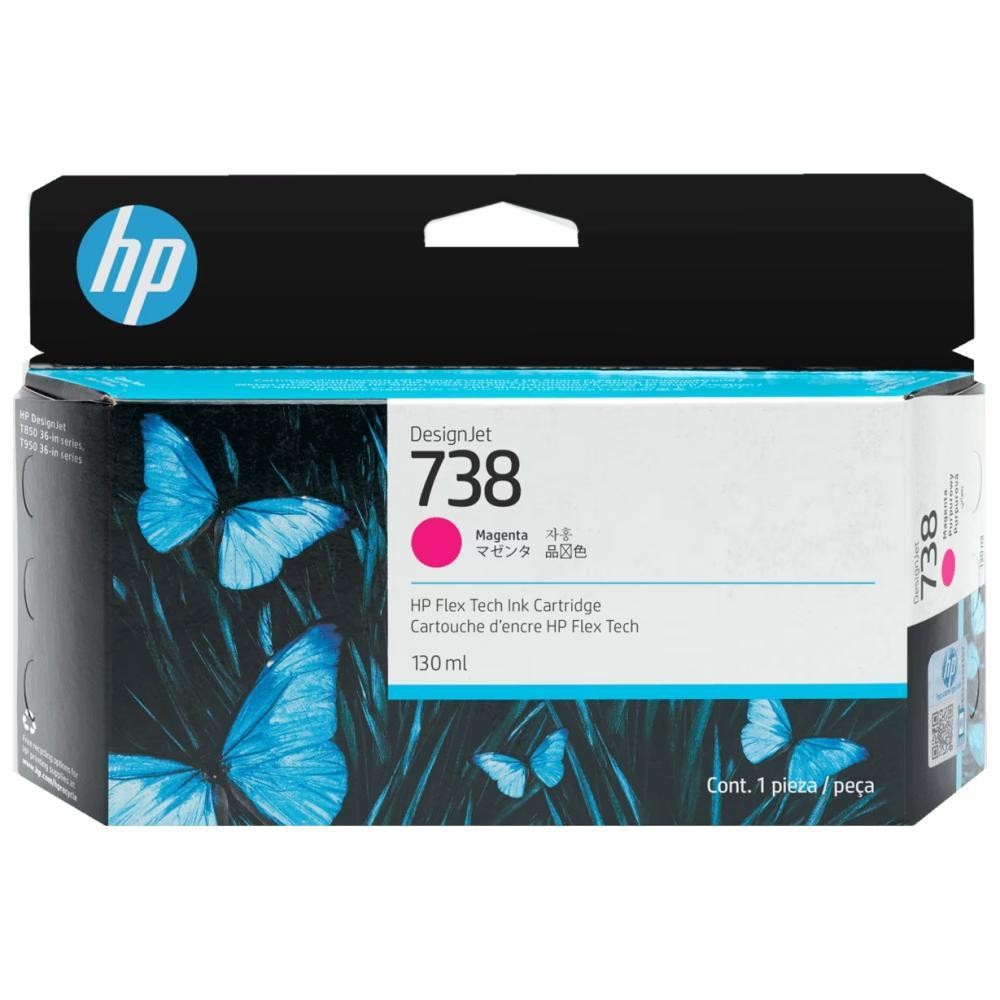 Картридж/ HP 738 130-ml Magenta DesignJet Ink Cartridge