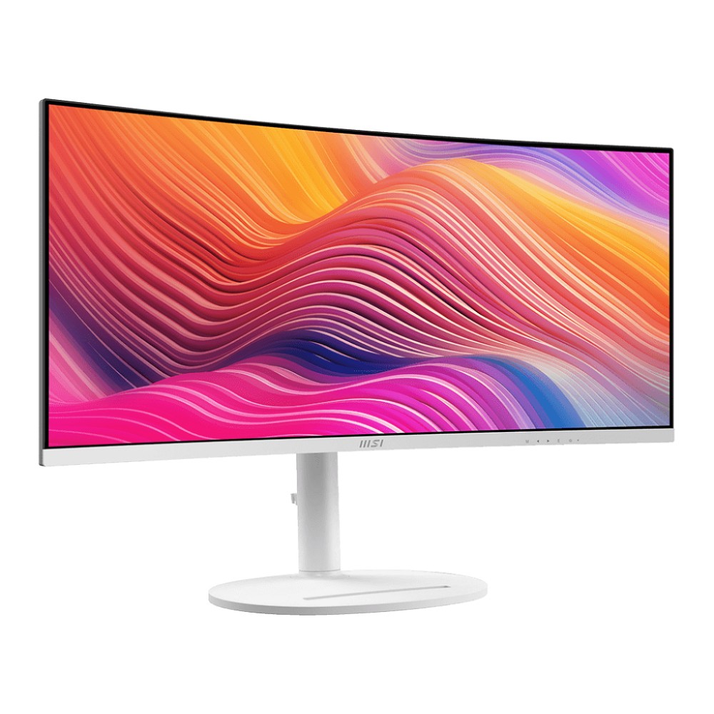 MSI Modern 34" MD342CQPW белый {VA Curved 3440x1440 120Hz 1ms 3000:1 21:9 300cd 2xHDMI DisplayPort 2xUSB USB-C Speaker Tilt Swivel Height white cable}