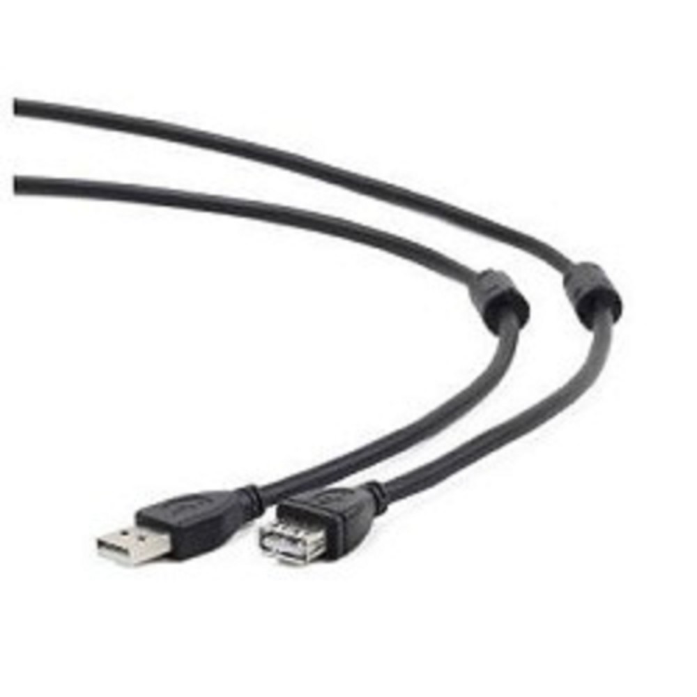 Cablexpert CCF2-USB2-AMAF-15 USB 2.0  Pro Кабель , AM/AF, 4.5м, экран, 2феррит.кольца, черный, пакет