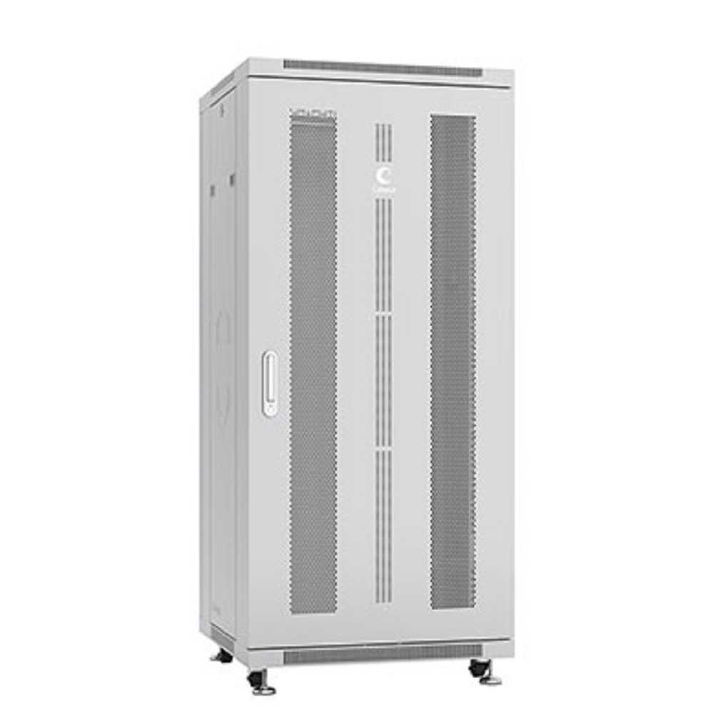 Cabeus ND-05C-27U60/80 Шкаф монтажный телекоммуникационный 19" напольный для распределительного и серверного оборудования 27U 600x800x1388mm (ШхГхВ) передняя и задняя перфорированные двери, ручка с за