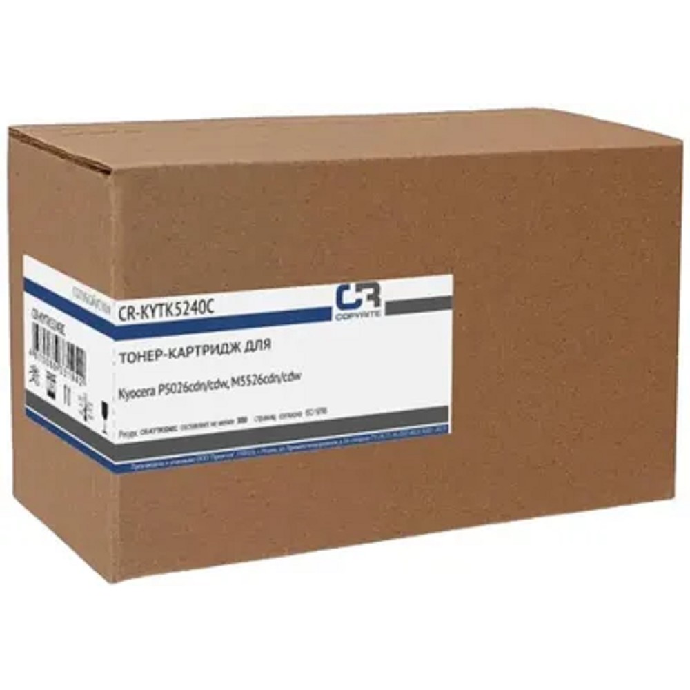 Картридж лазерный CopyRite CR-KYTK5240C TK-5240C голубой (3000стр.) для Kyocera P5026cdn/cdw/M5526cd