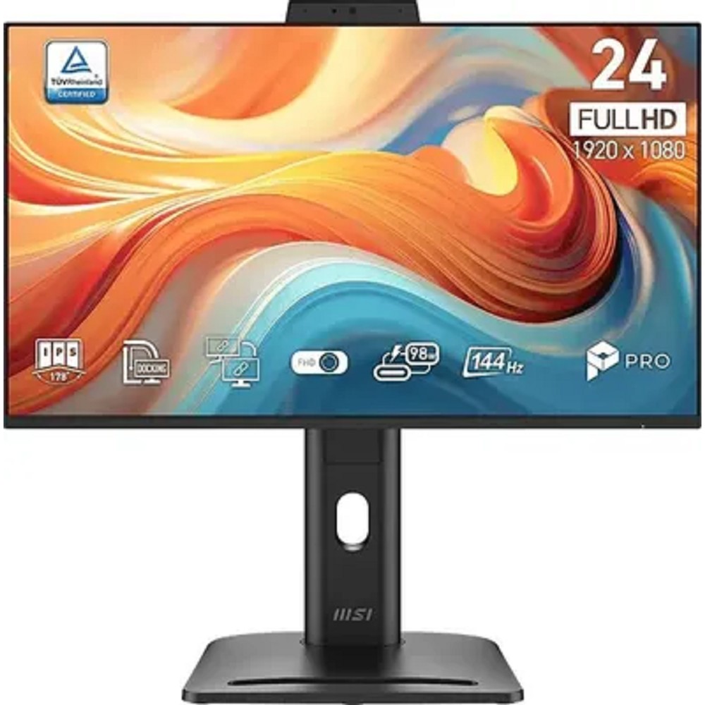 MSI PRO 23.8" MP245PDG E14 {IPS 1920x1080 144Hz 1ms 16:9 1000:1 250cd 178/178 HDMI DisplayPort USB M/M webcam HAS Pivot}