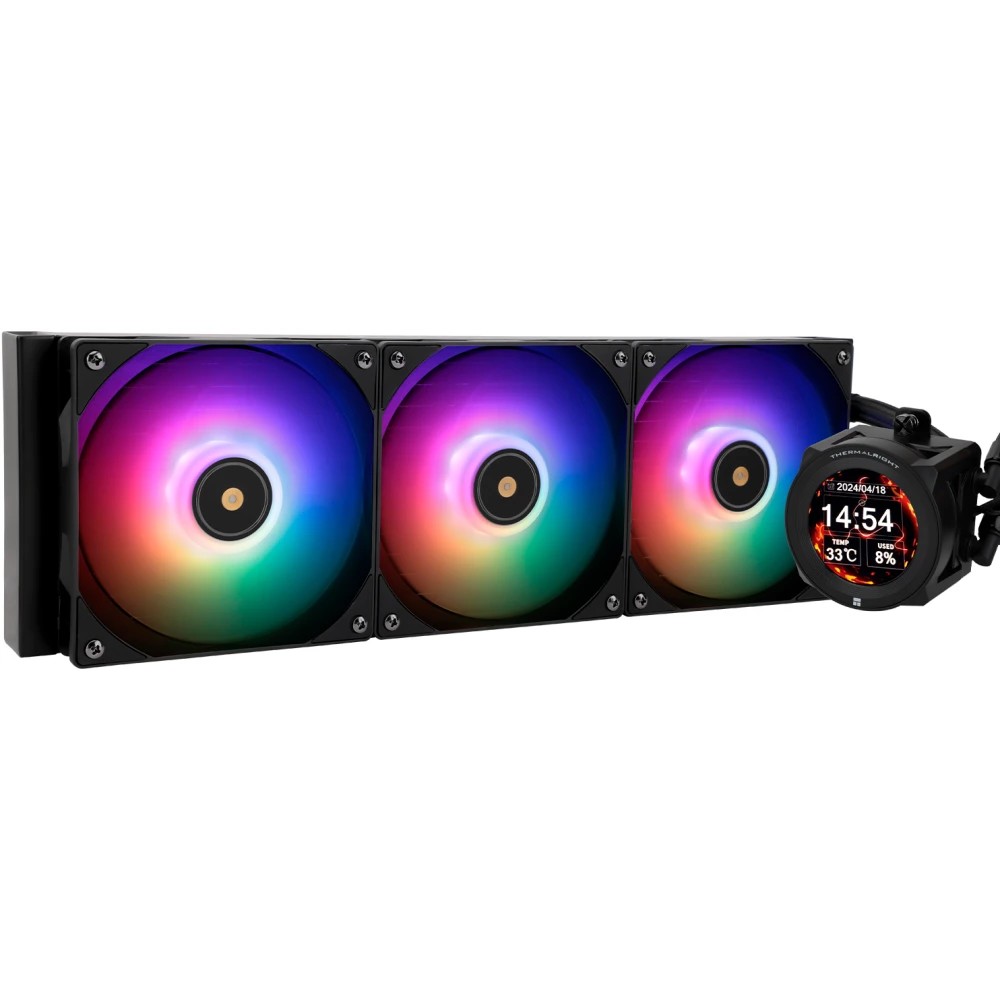 Thermalright Система водяного охлаждения Core Vision 360 Black ARGB / 3x120mm ARGB PWM Fans / TRCV360AB