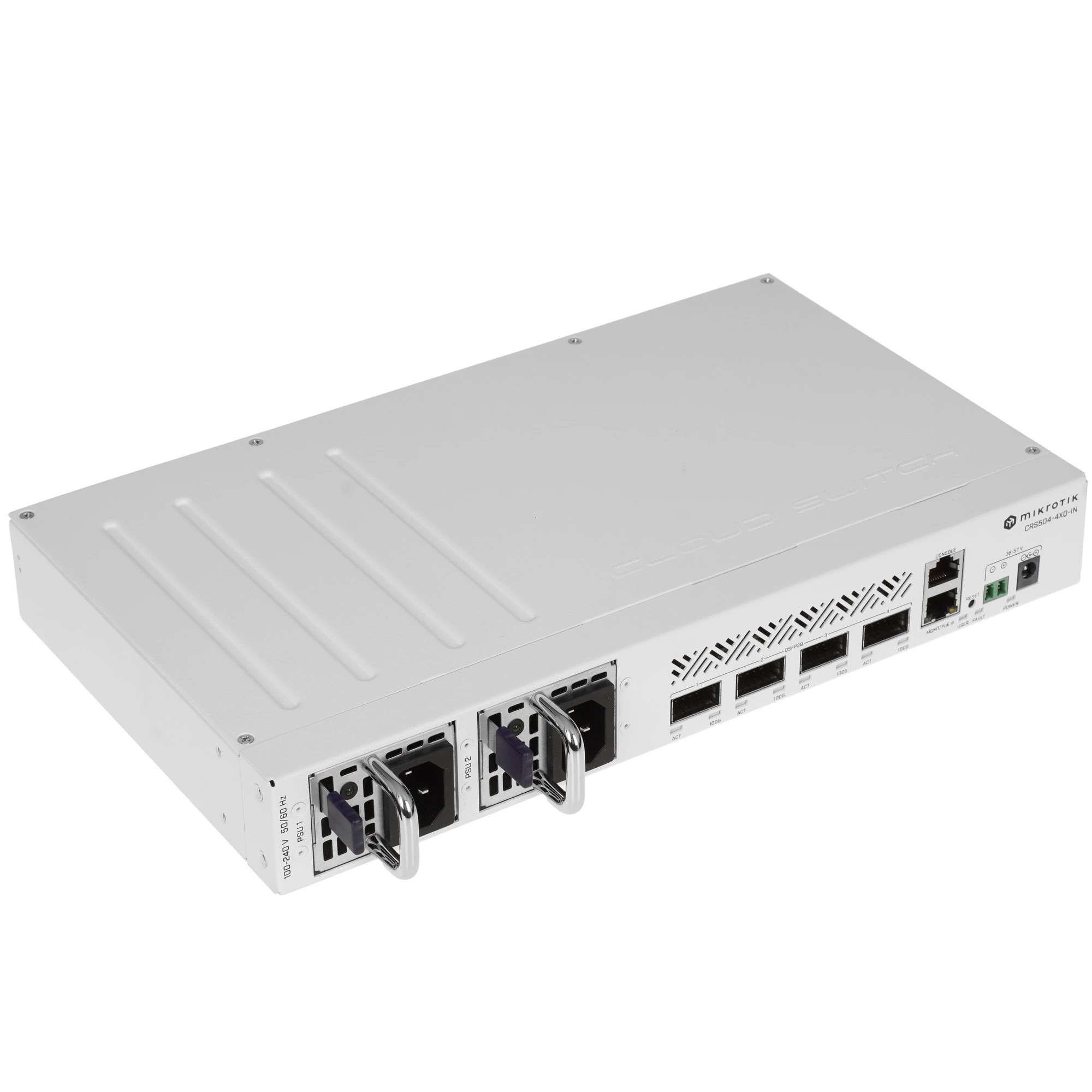 MikroTik CRS504-4XQ-IN Коммутатор управляемый, 4*QSFP28, 100Gbit