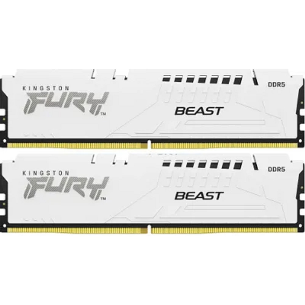 Kingston DDR5 DIMM 32GB 5600MT/s CL40 (Kit of 2) FURY Beast White XMP KF556C40BWK2-32