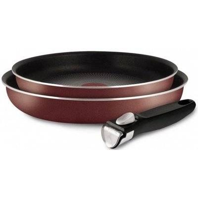 Набор сковород TEFAL Ingenio Red 04175820,  3 предмета