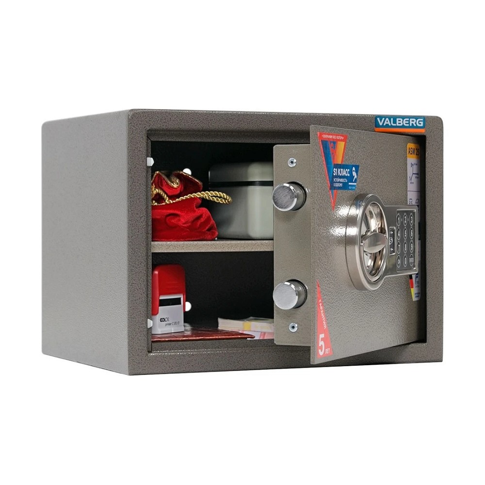 Сейф VALBERG ASM 25 EL (Внешние габариты (ВхШхГ)мм: 250х340х280) [S10399010940]