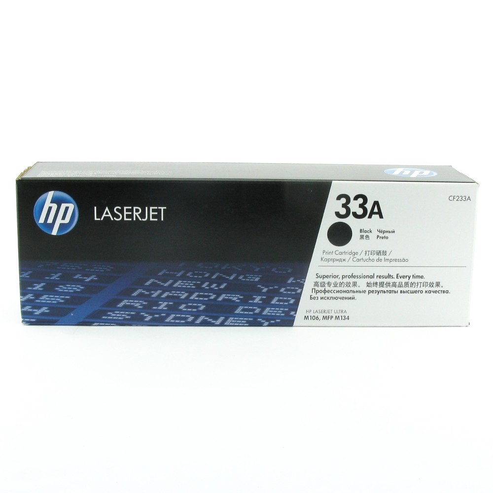 HP CF233A Картридж 33А, Black {LaserJet Ultra M106/MFP M134 (2300стр.)}