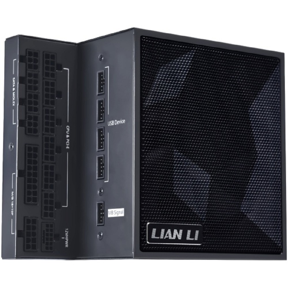 Lian Li  Блок питания  EG0850 / Black / ATX 3.1, 850W, 80 PLUS Platinum, PCIe 5.1, APFC, USB HUB, 120mm FDB Fan, Fully Modular / G9P.EG0850.BE00.RU