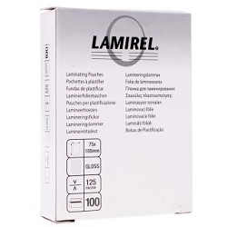Lamirel Пленки для ламинирования LA-78663  (75х105 мм, 125 мкм, 100 шт.)