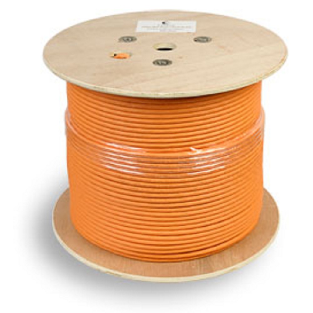 Cabeus SSTP-4P-Cat.7-SOLID-IN-LSZH Кабель экранированная витая пара SSTP (S/FTP), категория 7 , 4 пары (23 AWG), одножильный (solid), LSZH, нг(А)-HF, (305 м)